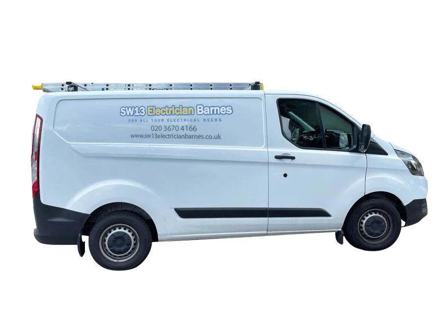 SW13 Electrician Barnes van